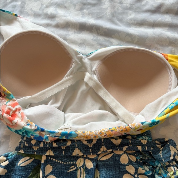 JOHNNY WAS Nessa Tie-Front One-Piece Swimsuit - Picture 5 of 6